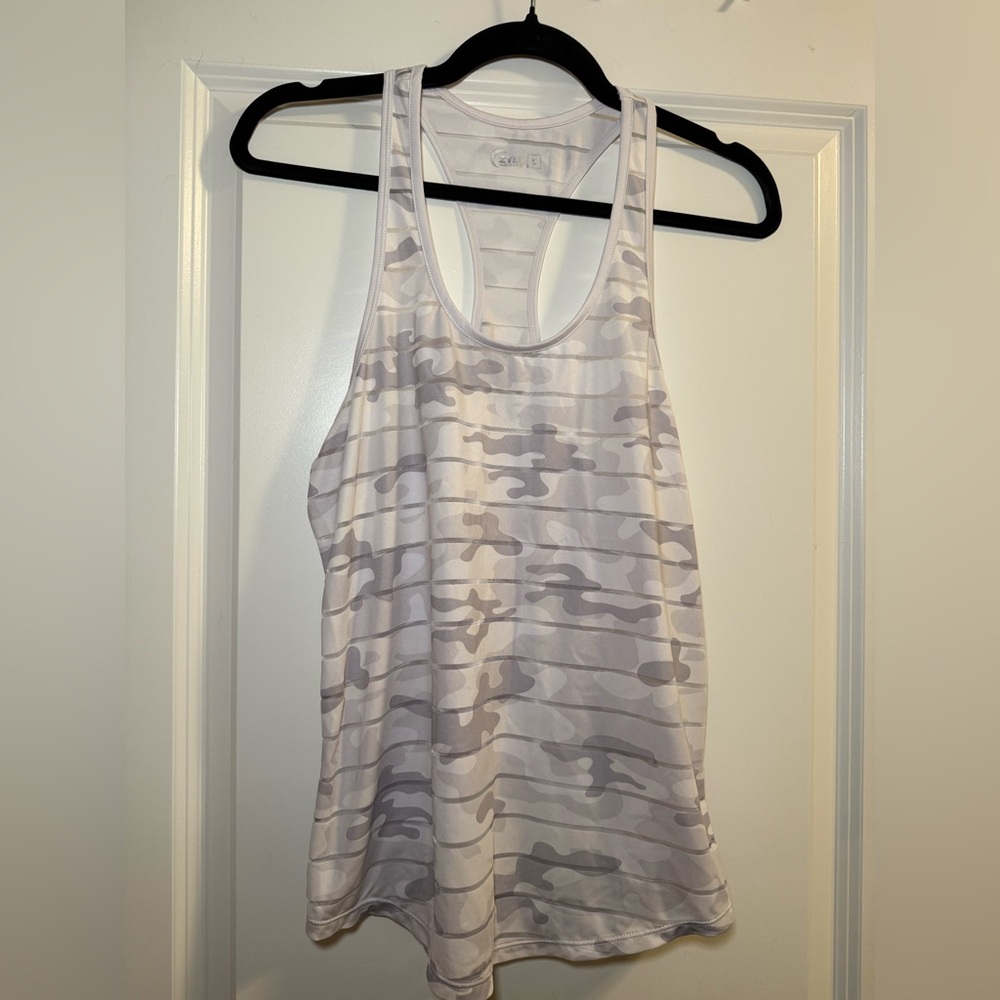 Zyia Gray Camo Tank Top